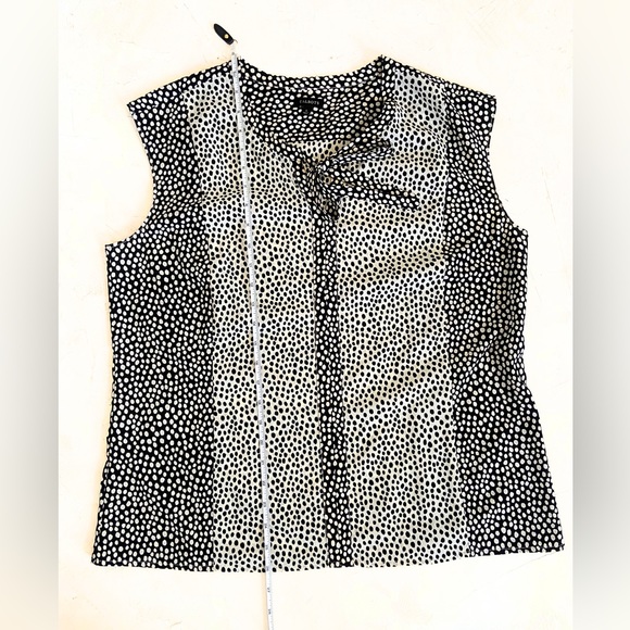 Talbots Polkadot Blouse L - Picture 3 of 4